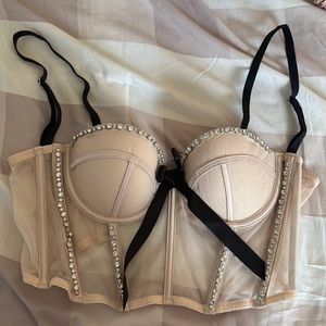 Victoria Secret 34 B lace bustier top